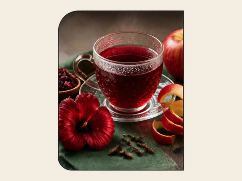 Infusão Rubi de Hibisco, Maçã e Canela Tostada