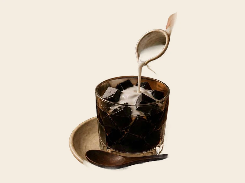 Gelatina de Café Matinal Japonês (Coffee Jelly)