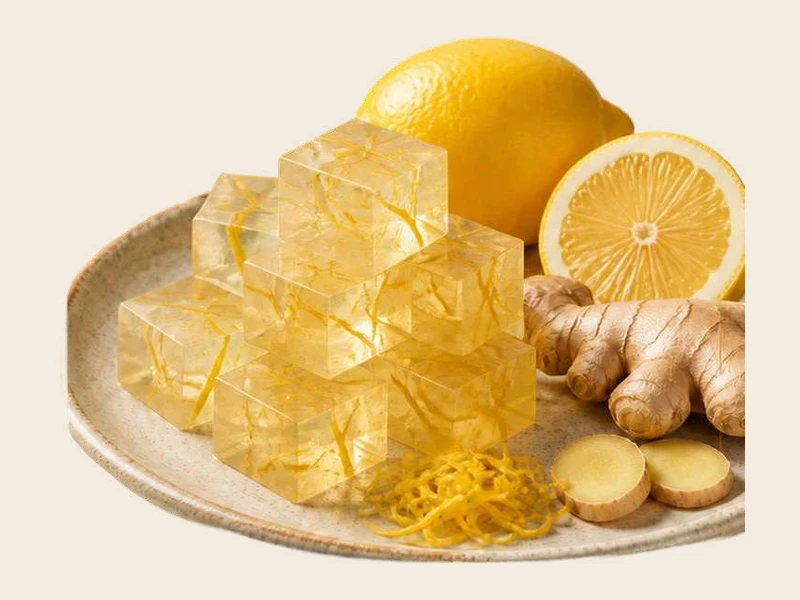 Cubos Cítricos de Limão Siciliano e Gengibre