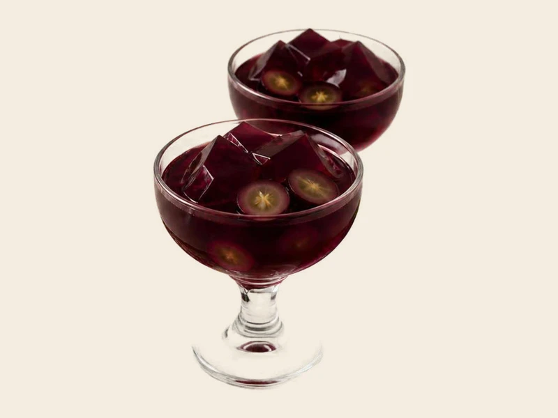 Gelatina Antioxidante de Uva Roxa Rica em Resveratrol